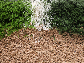 Wood Colored Grass Filling Granules