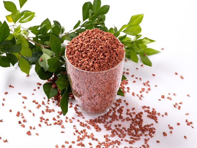 EPDM Color Surface Layer Granules - Iron Red